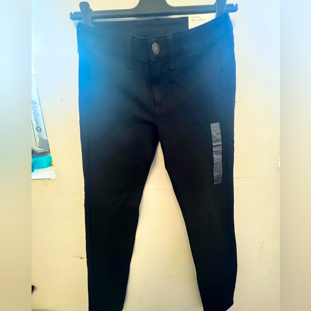 Jegging super stretch, size 6. Black new with tags